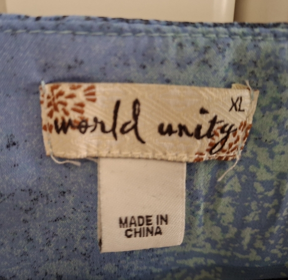 Ombre Scoop-Neck Tunic in Blue-Green by - Picture 9 of 11